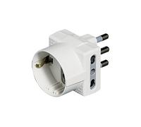 S3611D adaptateur prise d'alimentation Type L (IT) Blanc