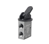 S3HL-08 2 Position 3 Way Manual Handle Control Pneumatic Mechanical Valve PT 1/4 NWPNLXEA(No Fittings)