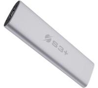 S3Plus Technologies S3SSDE2T0SL Disque dur externe à semi-conducteurs 2 To USB Type-C 3.2 Gen 2 (3.1 Gen 2) Argent