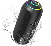 S4 Max Portable Bluetooth Speaker,35W Tweeter and Woofer Powerful Speaker 3600mAh Bluetooth 5.3 Baffle Bright IPX7 Battery Life 15H Battery Life TF Card/AUX Port for Parties,Hiking,Travel