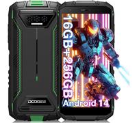 S41 Max Telephone Portable Incassable 16Gb+256Gb(Tf 1Tb) Android 14, Octa Core 6300Mah Smartphone Incassable, Ip68 Étanche 5.5¿ Hd+ /13Mp+8Mp/Nfc/4G Double Sim/Otg/Gps, Vert