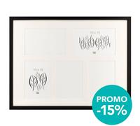 S41J pour 5 photos - orientation portrait ou paysage (bois)