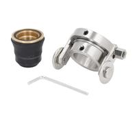 S45 Cutting Torch Guide Wheel Spacer | Stainless Steel Roller Guide with Protective Guard | Robust Wheel for Plasma Cutters/Workshops