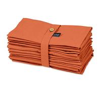 S4Sassy Orange Solide décoration de Maison Serviette De Table Réutilisable