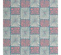 S4Sassy Papier peint floral audacieux - Revêtement mural bleu, 63,5 x 304,8 cm, vinyle texturé autocollant, revêtement mural facile à réaliser pour une décoration murale bohème, salon, espaces de vie