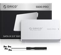 S500PRO 128GB SATA SSD 2.5 Inch Internal SSD Up to 450MB/s 3D NAND SATA III SSD with Aluminium Shell for Desktop Laptop PS4 NAS DIY External Drive