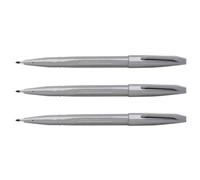Pentel Sign Pen Stylo feutre à Pointe fibre fine Acrylique Gris