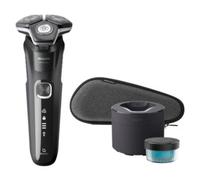Philips Rasoir électrique Série 5000 pour homme Wet & Dry, avec tondeuse rétractable, station de nettoyage, coffret de voyage et cartouche Quick Clean (modèle S5898/50)