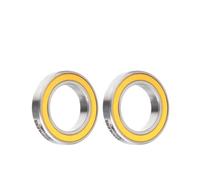 S6001-2RS Roulement En Acier Inoxydable 12 * 28 * 8mm 2 PIÈCES ABEC-3 SC6001-2RS Moyeu De Vélo Moyeux Arrière Roue 12 28 8 Roulements À Billes En Céramique