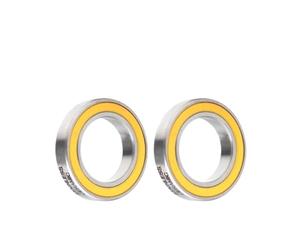 S6001-2RS Roulement En Acier Inoxydable 12 * 28 * 8mm 2 PIÈCES ABEC-3 SC6001-2RS Moyeu De Vélo Moyeux Arrière Roue 12 28 8 Roulements À Billes En Céramique