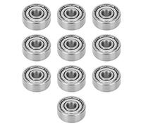 S624ZZ Stainless Steel Ball Bearings 4x13x5mm | 10PCS for Longboards/Roller Skates/Electric Skateboards | Low Noise & High Speed | Double Shielded