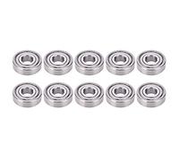 S6304Z Mini Bearings 10Pcs | Stainless Steel 440 Single Row Ball Bearings | 20mm x 52mm x 15mm | Low Friction High Speed for Machinery/Automotive/Appliances