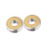 S6801-2RS Roulement En Acier Inoxydable 12 * 21 * 5mm 2 PIÈCES ABEC-3 SC6801 Moyeu De Vélo Moyeux Arrière Roue 12 21 5 Roulements À Billes En Céramique