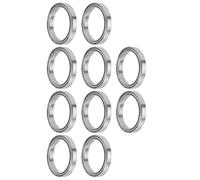 S6808Z Ball Bearing 10Pcs | 440 Stainless Steel Deep Groove Bearing for Motor/Water Pump/Equipment | High Speed Low Noise Thin - Walled 40x52x7mm