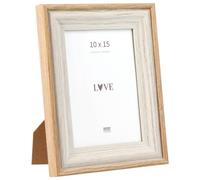 S68vg (bois) 30x40 Blanc - Biseau Naturel