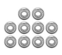 S696ZZ Miniature Bearings 15x6x5mm 10Pcs | High Speed Low Friction Stainless Steel Ball Bearings | Sealed Bearings for Automotive Equipment/Industrial Machinery/Home Appliances