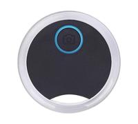 S8 Round Mini Pet Locator Tracker Traceur De Localisation De Dispositif Anti-Perte pour Chien De Compagnie Chat Enfants Portefeuille De Voiture Accessoires De Collier de Clé (Black)