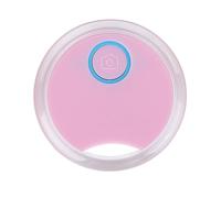 S8 Round Mini Pet Locator Tracker Traceur De Localisation De Dispositif Anti-Perte pour Chien De Compagnie Chat Enfants Portefeuille De Voiture Accessoires De Collier de Clé (Pink)