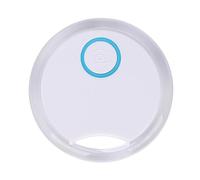 S8 Round Mini Pet Locator Tracker Traceur De Localisation De Dispositif Anti-Perte pour Chien De Compagnie Chat Enfants Portefeuille De Voiture Accessoires De Collier de Clé (White)