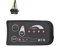 S810 E-Bike Compteur LED Affichage IP65 36V UART pour VéLo éLectrique de (SM 6PIN)