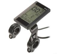 S830 Écran LCD étanche pour vélo électrique, scooter et vélo électrique, prend en charge le protocole n° 2, compteur de vitesse et ordinateur de voyage, 24 V/36 V/48 V ABS (interface SM)