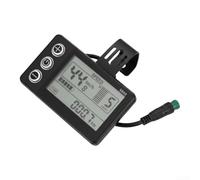 S866 Écran LCD pour vélo électrique 24 V 36 V 48 V Étanche IP65 avec code d'erreur Compatible avec 2 protocoles Connecteur 5 broches