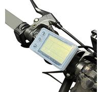 S866 LCD housse de protection en Silicone étanche à la pluie anti-rayures vélo électrique Code cache-poussière écran d'affichage Transparent 1pc