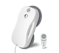 S9 Robot Laveur de Vitre, 5 800 Pa Lave Vitre Automat Nettoyeur, Planification Intelligente du Parcours Double Pulvérisation Réservoir 60ml Système de Sécurité Multicouche