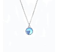 S925 Crown Crystal Necklace Women's and Clavicle Chain Pendant Girlfriend Accessories