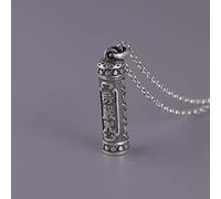 S925 Femme Style Simple Homme Style Ethnique Culture Bouddhiste Mode Forte Personnalité Tendance Cadeau Créateur, LJBLEUSK