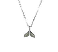 S925 Fishtail Necklace Japanese and Korean Clavicle Chain for Women Accessories