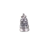 S925 Silver Retro Fort Gawu Femme Lotus Mantra Tour à Six Personnages Cadeau Personnalité Unisex Créatif, LJBLEUSK