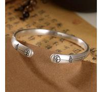 S999 Foot Opening for Men and Women Bangle Jewelry Bangle for Birthday Gift Women's Bracelets