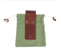 Sa-ck Sac de ceinture multifonction pour la collecte de roches Noir/marron/vert/kaki Sac de ceinture Tac-tical Toile cirée Sac de recherche d'extérieur