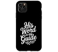 Sa Parole est Mon Guide : Une Foi chrétienne inspirante Coque pour iPhone 11 Pro Max