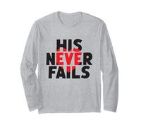 Sa promesse d'amour sans Faille de Dieu ne Manque jamais Manche Longue