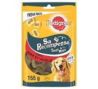 SA RECOMPENSETASTY MINIS Bouchées Fourrées saveur Boeuf & Volaille