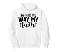 sa volonté, à sa manière, chrétiens, Hommes et Femmes, reconnaissants, reconnaissants Sweat à Capuche