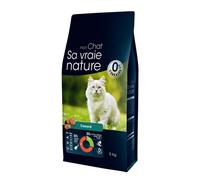 SA VRAIE NATURE-Croquette pour chat stérilisé au canard Sa vraie nature - 5 kg