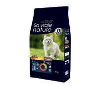 SA VRAIE NATURE-Croquette pour chat stérilisé au lapin et au poulet Sa vraie nature - 8 kg