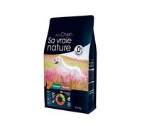 SA VRAIE NATURE-Croquette pour chien adulte au canard et au poulet Sa vraie nature - 2,5 kg