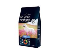 SA VRAIE NATURE-Croquette pour chien adulte au saumon et au hareng Sa vraie nature - 2,5 kg