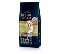 SA VRAIE NATURE-Croquette pour chiot au poulet et saumon Sa vraie nature - 12 kg