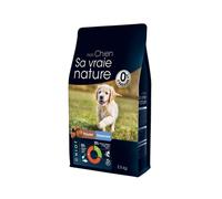 SA VRAIE NATURE-Croquette pour chiot au poulet et saumon Sa vraie nature - 2,5 kg