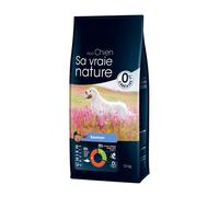 SA VRAIE NATURE-Croquettes sans céréales pour chien adulte au saumon et au hareng Sa Vraie Nature - 12 kg