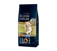 SA VRAIE NATURE-Croquettes sans céréales pour chiot au poulet et saumon Sa Vraie Nature - 12 kg