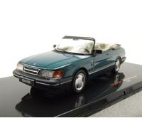 Saab 900 Cabriolet 1991 Vert Métallique Modèle Automobile 1:43 Ixo Models