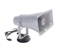 SAAKO Mégaphones Mégaphones Voiture sirène mégaphone Haut-Parleur 12 v 50 w amplificateur de Poche sonore d'urgence pour véhicules d'urgence amplificateur de Poche Fort Volume