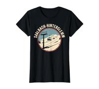 Saalbach-Hinterglemm Aventure de Ski d'hiver T-Shirt Graphique avec Valeur