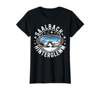Saalbach-Hinterglemm Aventure de Ski d'hiver T-Shirt Graphique avec Valeur